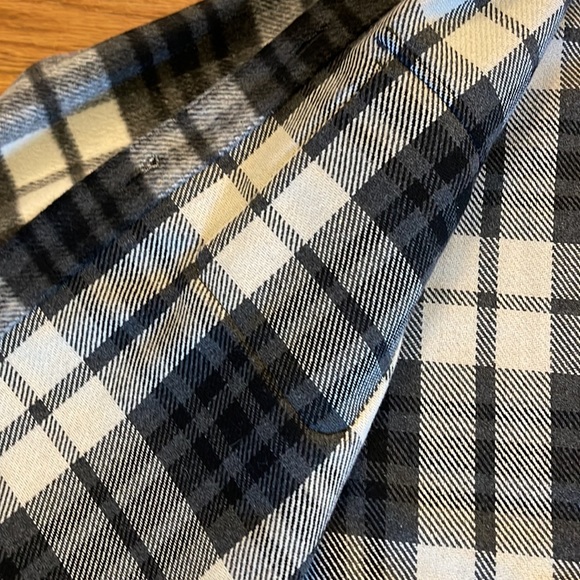 H&M Oversized Womens Shacket - Shirr Jacket - White Black Grey - Small - Picture 6 of 7